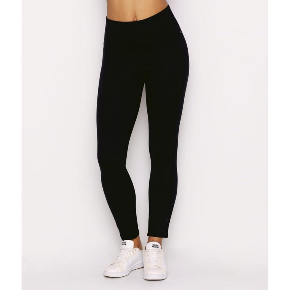 Spanx‎ The Perfect Pant Ankle 4 Pocket Black Ponte Knit Large Classic Minimal